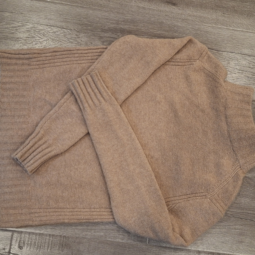 J. Crew Tan Turtleneck Sweater